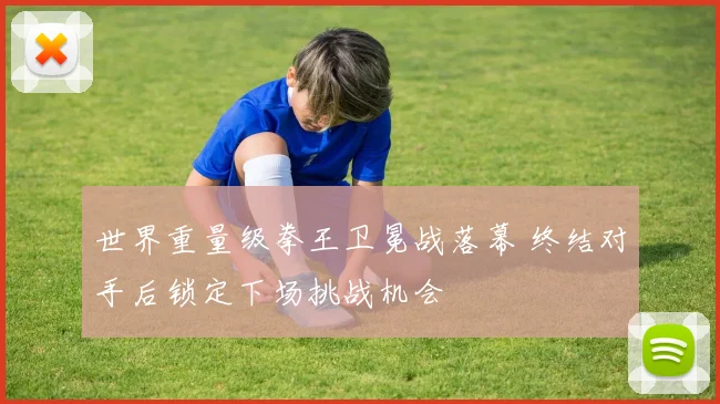 世界重量级拳王卫冕战落幕 终结对手后锁定下场挑战机会