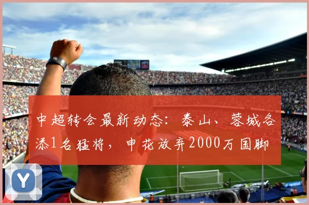 中超转会最新动态:泰山、蓉城各添1名猛将,申花放弃2000万国脚