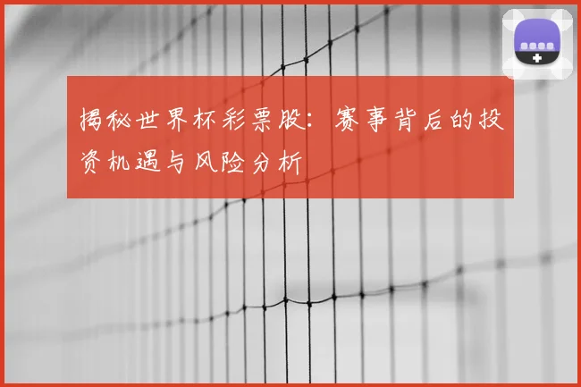 揭秘世界杯彩票股：赛事背后的投资机遇与风险分析